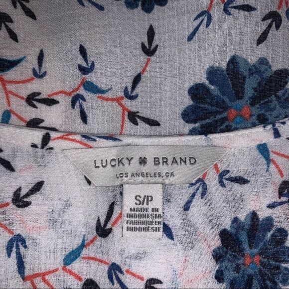 Lucky Brand | Floral Wrap Dress - Picture 10 of 11